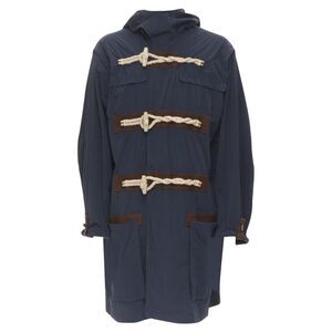 Kolor rope wood toggle button parka jacket